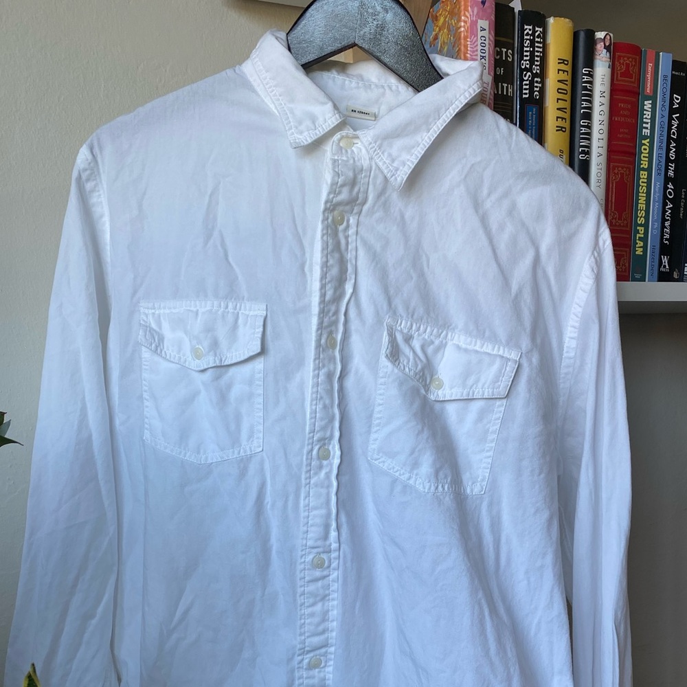 BD Foundry New York White Cotton Shirt